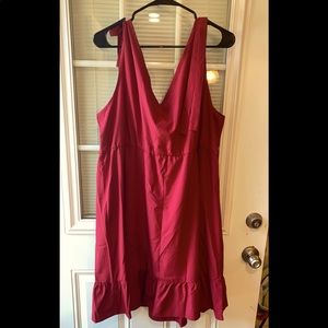 Raspberry Red Swing Dress